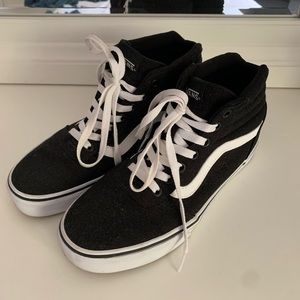 High Top Vans - WORN ONCE